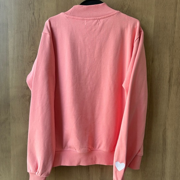 Parke Jean Heart Varsity Mockneck Sizes: L/XL - Picture 2 of 5